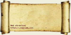 Jadranka Radovančević vizit kartica